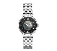 Roamer Capri 859845 41 59 50 - Orologio analogico da donna con quadrante nero, MOP nero, Cinturino
