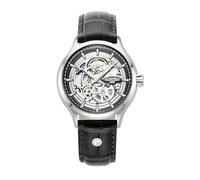 Roamer Competence Skeleton IV, orologio scheletrico automatico, 43 mm, cassa in acciaio inox, vetro zaffiro, movimento meccanico, impermeabile fino a 50 m, classico elegante orologio da polso da uomo
