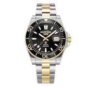Roamer - Date watch Premier - Quartz movimento dell'orologio - Larghezza della cassa: 42 mm - Acciaio inossidabile - Black - Gold - 20 ATM