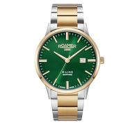 Roamer Date watch R-Line Classic Green - Gold