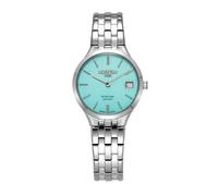 Roamer - Date watch Slim-Line Classic Ladies - Quartz movimento dell'orologio - Larghezza della cassa: 30 mm - Acciaio inossidabile - Sky Blue - 5 ATM