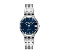Roamer - Date watch Slim-Line Classic Ladies - Quartz movimento dell'orologio - Larghezza della cassa: 30 mm - Acciaio inossidabile - Blue - 5 ATM