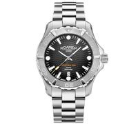 Roamer Deep Sea 200 - Orologio analogico da uomo, con quadrante nero, 860833 41 55 70, nero, Classico