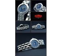 Roamer Orologio Azzurro Dreamline Designer Bracciale Swiss Made Acciaio 618172
