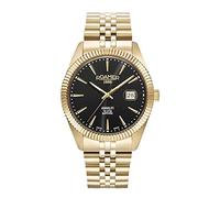 Roamer Orologio da uomo analogico al quarzo Amalfi Gents 852833 acciaio inossidabile, Oro/Oro/Nero - 852833 48 55 20, Bracciale
