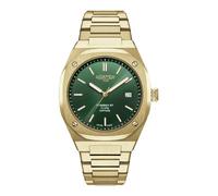 Roamer Orologio da uomo analogico al quarzo Stingray R7 854833, Oro/Oro/Verde - 854833 48 75 50, Bracciale