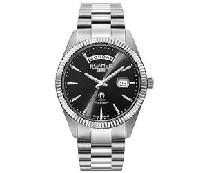Roamer Orologio da uomo Primeline Daydate automatico 981662 41 55 90, Bracciale