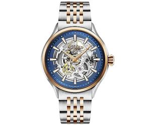 Roamer Orologio meccanico da uomo Two Tone Competence Skeleton III 101663 47 45 10N, bracciale