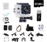 Roamix Vision 4k,Roamix Vision 4k Action Camera,HD Waterproof Sports Cam,with Wi-Fi,140° Wide-Angle Lens (White)