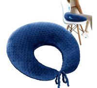 RoamReady BBL Cuscino dopo l'intervento chirurgico per dormire seduto, cuscino per emorroidi a ciambella, cuscino per sedile, cuscino per anca in cotone, BBL post-intervento chirurgico, must have (blu