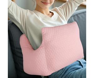 RoamReady Cuscino per il recupero dell'isterectomia, cuscino post-operatorio per addome, sezione C, Addome, Addome, Lumpectomia, Miomectomia, cuscino addominale con tasca (rosa chiaro)