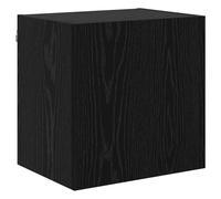 Roanoer Mobile da parete per TV, colore nero, effetto rovere, 40,5 x 30 x | Il mobile basso compatto per montaggio a parete crea ordine nella camera da letto e consente di risparmiare prezioso spazio