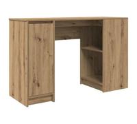 Roanoer Scrivania per computer, 120 x 42 x 76 cm, in rovere Artisan | Versatile scrivania da ufficio con spazio per lo studio e la camera da letto, superficie di facile manutenzione dal design