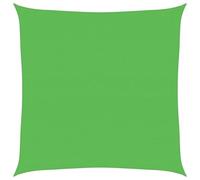 Roanoer Tenda parasole quadrata da 4 x 4 m, in HDPE da 160 g/m², permeabile al vento e traspirante, con occhielli in acciaio inox, per terrazza, giardino e balcone, verde chiaro