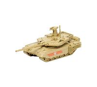 RoaQinFo 1:72 Carro Cingolato Fai da Te da Assemblare Veicoli Corazzati Artigianato Miniatura 4D Modello Armato per Scena da Tavolo Decorazione, T90MS Giallo