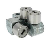 RoaQinFo 1 Pezzo Guida Anteriore Nastro Segatrice Kit Posteriore Cuscinetto Assemblaggio Accessorio in Acciaio Compatto Adatto per, 0211