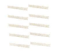 RoaQinFo 10 Modelli di Recinzioni in Miniatura, Recinzioni in Legno, Modelli di Terreno, Accessori Ferroviari, Materiali per Artigianato, Materiale in Legno PE, Style a