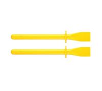 RoaQinFo 2 Spatole per Colla, Strumento Manuale Resistente all'Usura per L'applicazione della Colla, Robuste Bacchette Multifunzione per La Stesura di, Giallo