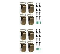 RoaQinFo 8 Pezzi Coperte da Parete con Pinza Antiscivolo Robusti Fermaglio da Parete con Gancio Singolo Minimalista Clip per Stanza del Dormitorio, Set da 8 Pezzi