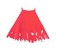 RoaQinFo Abito in Tessuto per Action Figure in 1/12, Mantello per Action Figure da 6 Pollici, Accessorio per Il Corpo, Rosso