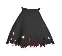 RoaQinFo Abito in Tessuto per Action Figure in 1/12, Mantello per Action Figure da 6 Pollici, Accessorio per Il Corpo, Nero e Rosso