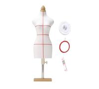 RoaQinFo Busto da Cucito con Piedistallo Elegante | Spillabile, Professionale, Manichino da , per Atelier, Studenti di Moda , Stile A