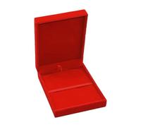 RoaQinFo Custodia, Copertura Antipolvere Portatile in Velluto, Organizer da Collezione, Scatola Portaoggetti per, Etichette da Spiaggia, Gare sulla Spiag, Rosso