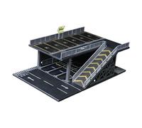 RoaQinFo Diorama di Parcheggio, Mostra di Modellini di Auto E Decorazione Paesaggistica in Miniatura Realizzata in PVC E Acrilico. Una Collezione per U, Style a