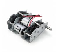 RoaQinFo Gruppo Trasmissione in Metallo Metallico Gruppo Trasmissione Compatto Ingranaggio per Modellisti, Veicoli Armati Radiocomandati, Modellismo Dinamico, Stelo Corto Alto