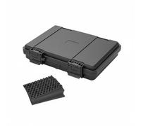 RoaQinFo Hardware Valigia Rigida Custodia Impermeabile Scatola Attrezzi Contenitore Attrezzatura con IP67 Materiali Resistenti PP Interno Imbottito Valvola, JSJM2115 Nero Con Spugna