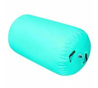 RoaQinFo Inflatable Gymnastics Pad Air Barrel Gonfiabile Rullo Ginnastica Tappetino Allenamento Cilindro Fitness PVC Robusto Leggero Facile da Trasportare