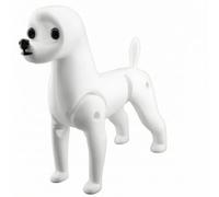 RoaQinFo Manichino Toelettatura Cane Addestramento Modello Cane Pratica Cane Snodato Scheletro Articolato Posizionabile Realistico Adatto per Formazione Salone, style to 2