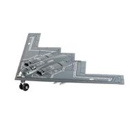 RoaQinFo Modellino di Aereo da Combattimento in Metallo Pressofuso, Decorazione, Blocchi da Costruzione, Aereo da Combattimento in Metallo Pressofuso per La Me, Style a