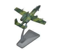 RoaQinFo Modello Aereo a 10A Modello Aereo Aerei Modellino Miniatura Metallo Pressofuso con Supporto Robusto Motori Posteriori 1 100 Adatto per Collezione Personale Esposizione
