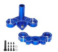 RoaQinFo Motorcycle Plate Piastra Tripla Forcella Morsetto Bloccaggio Anteriore Staffa CNC in Alluminio 7075 per Montaggio Stabile E Sensazione Più Controllata, Blu