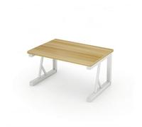 RoaQinFo Office Desk Riser Supporto Stampante Scrivania Rialzo Mensola Ufficio Organizer Layout Compatto Verticale Salvaspazio Stile Contemporaneo Adatto per, Standard 48 30 27, Noce Chiaro