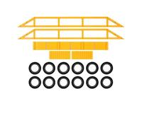 RoaQinFo Ostacolo per Crawler RC con Pneumatici Fuoristrada per Percorsi da Ta in Ridotta per Modelli da 1/30 1/32 E 1/24 Adatto per Piste di Allenamento E Scenari Indoor