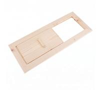 RoaQinFo Presa Sauna Griglia Ventilazione Bocchetta Diffusore Ingresso in Legno per Supporto Flusso Costante E Parete Ordinata Profilo Pulito Che Si Abbina