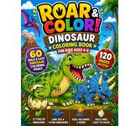 Roar & Color! Dinosaur Coloring Book