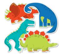 Roar Dinosaur - T-Rex, Triceratopo, Stegosaurus e Brontosaurus Decorazioni fai da te Dino Acaro Baby Shower o feste di compleanno - Set di 20 pezzi