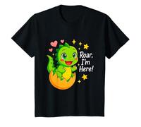 Roar I'm Here Cute Baby Dinosaur per Bambini 2/2 Maglietta