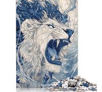 Roar of The Lion Jigsaw Puzzle Impossibili 1000 Pezzi Decorazione Per La Casa. Rilassamento E Intelligence Per Adulti E Bambini Da 12 Anni 1000pcs (75x50cm)