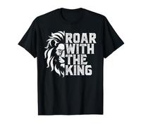 Roar with The King Maglietta con Stampa Grafica Economica