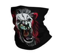 Roaring Angry Lion And Peru Flag Ghetta da Collo Sportiva Protezione del Viso Versatili Sciarpa al Collo per Outdoor Arrampicata Escursionismo 26X30CM