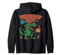 Roaring Birthday Boy Dinosaur Celebration Design Felpa con Cappuccio
