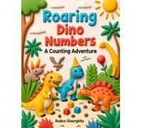 Roaring Dino Numbers: A Counting Adventure: Learn Numbers 1-10 with Cute Dinosaurs in a Fun Coloring Adventure for Kids Ages 3-6