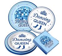 Roaring Good Time Dancing Queen Piatti e tovaglioli Dancing Queen Discoteca Decorazioni per feste Mamma Mia Forniture per feste di compleanno, matrimoni, addio al nubilato