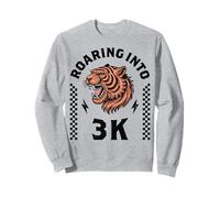 Roaring Into 3K Tiger I'm Ready for 3K Boy Girl Kid Funny K3 Felpa