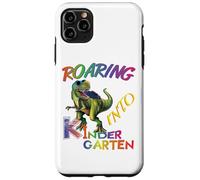 Roaring into Kindergarten Dinosaur Kids Day Back to School Custodia per iPhone 11 Pro Max