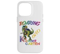 Roaring into Kindergarten Dinosaur Kids Day Back to School Custodia per iPhone 14 Pro Max